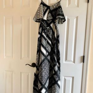 Ruffle Top Maxi Dress